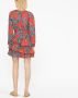 Ulla Johnson Mini-jurk met abstracte print Rood - Thumbnail 4