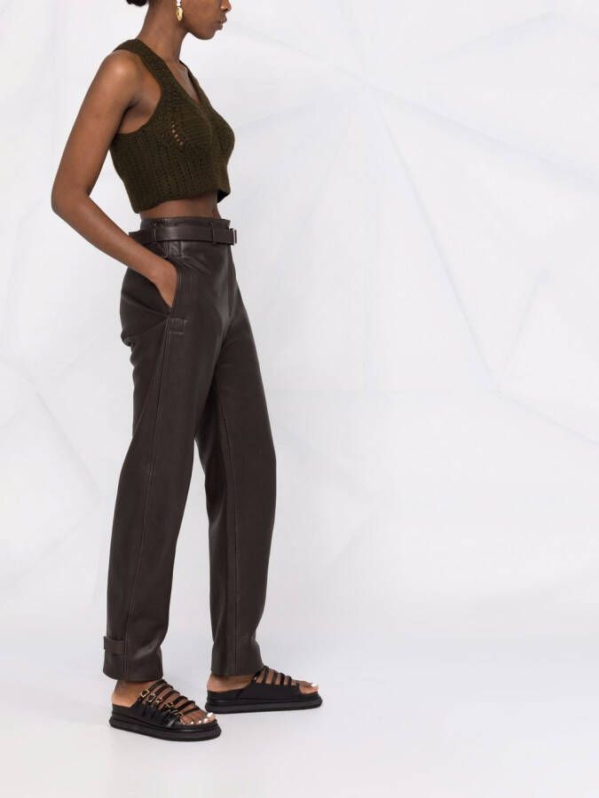 Ulla Johnson Gebreide bh top Groen