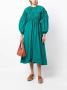 Ulla Johnson Gesmockte jurk Groen - Thumbnail 2