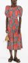 Ulla Johnson Midi-jurk met print Oranje - Thumbnail 2