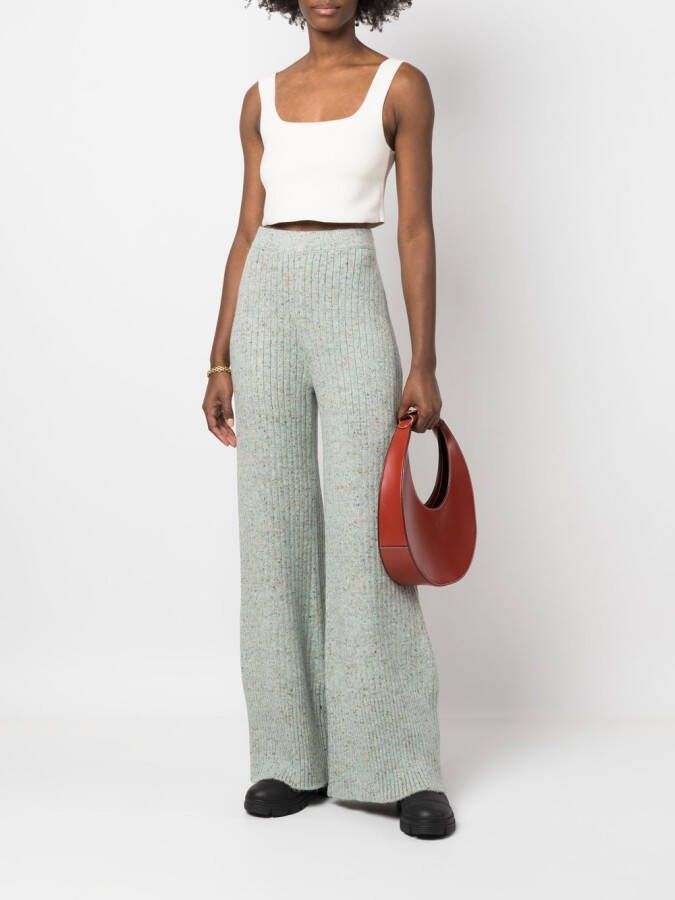Ulla Johnson High waist broek Groen