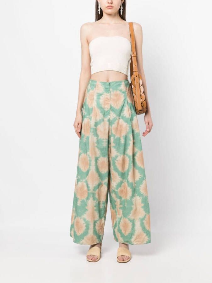 Ulla Johnson Katoenen broek Groen