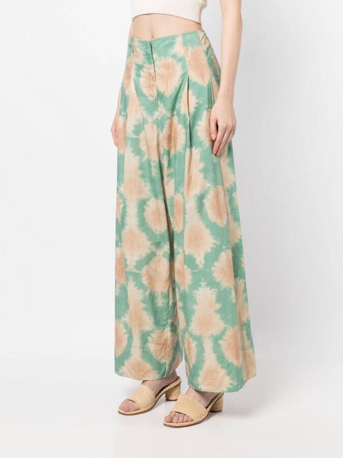 Ulla Johnson Katoenen broek Groen