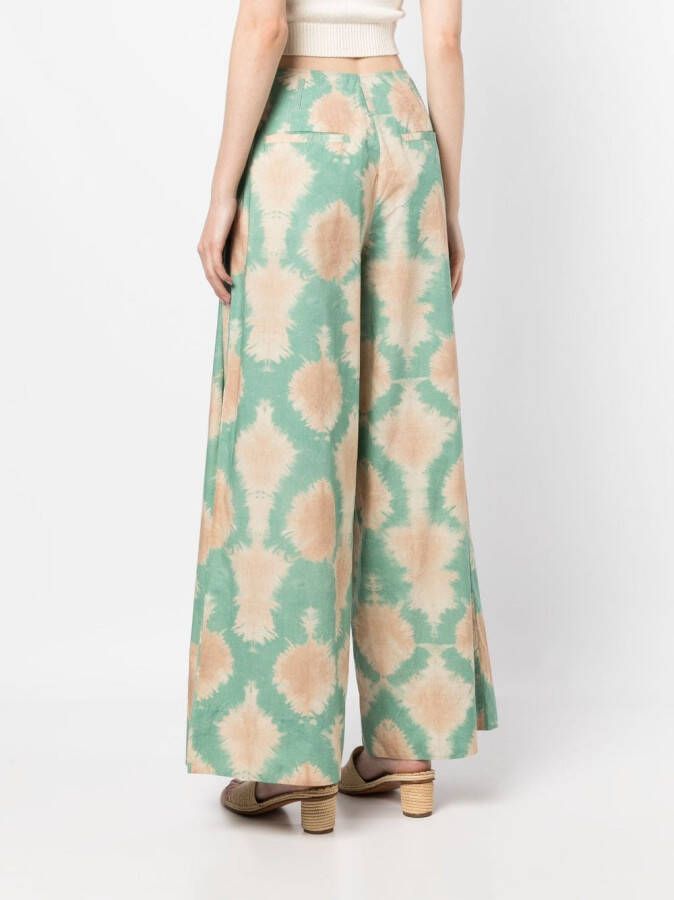 Ulla Johnson Katoenen broek Groen