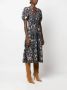 Ulla Johnson Midi-jurk met print Blauw - Thumbnail 3