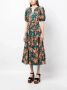 Ulla Johnson Midi-jurk met bloemenprint Groen - Thumbnail 3