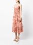 Ulla Johnson Mini-jurk met bloemenprint Oranje - Thumbnail 3