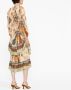 Ulla Johnson Midi-jurk met bloemenprint Beige - Thumbnail 2