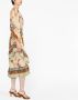 Ulla Johnson Midi-jurk met bloemenprint Beige - Thumbnail 4