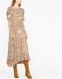 Ulla Johnson Midi-jurk met pofmouwen Beige - Thumbnail 2