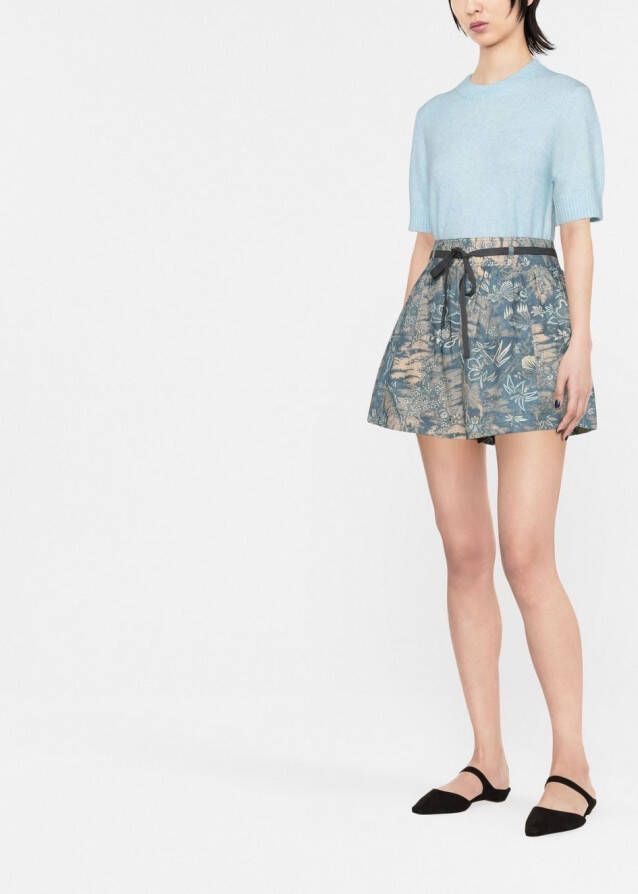 Ulla Johnson Shorts met bloemenprint Blauw