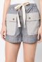 Ulla Johnson Shorts met trekkoordtaille Blauw - Thumbnail 5