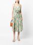 Ulla Johnson Midi-jurk Groen - Thumbnail 2