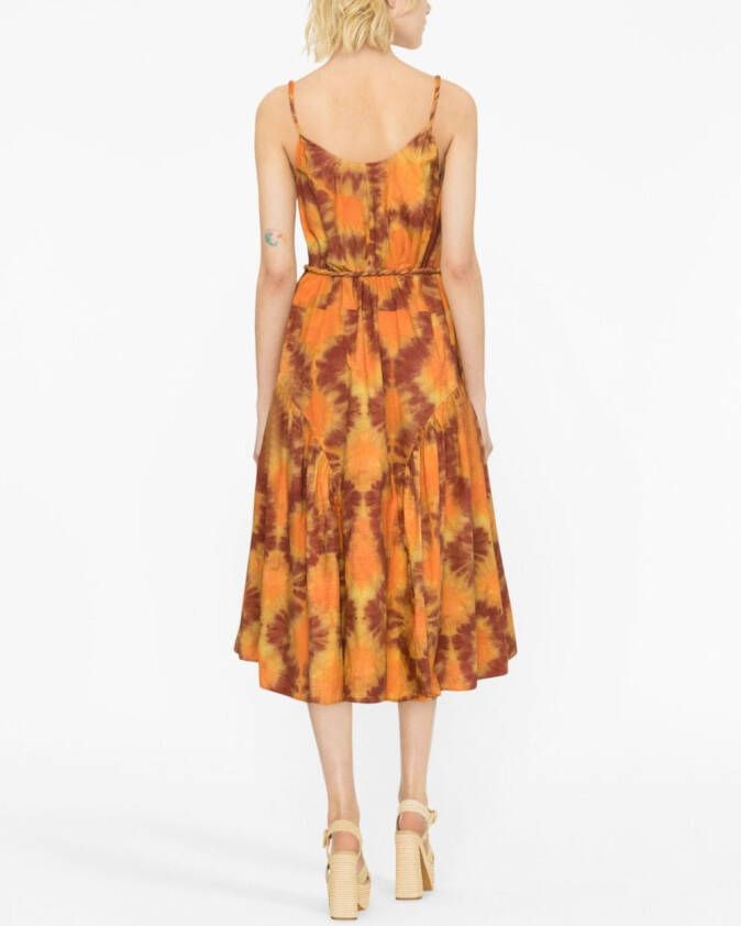 Ulla Johnson Midi-jurk Oranje