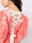 Ulyana Sergeenko Mini-jurk met bloemenprint Rood - Thumbnail 3