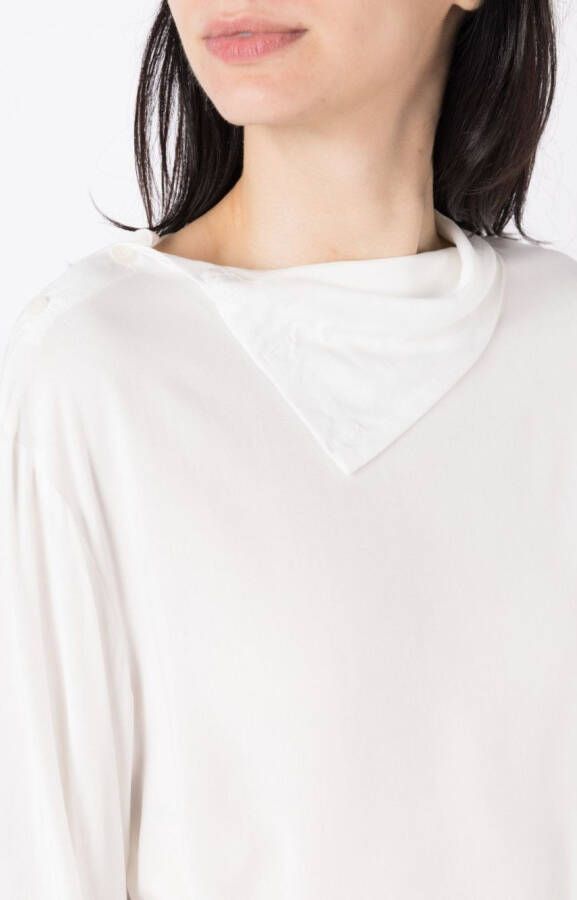 Uma | Raquel Davidowicz Blouse met lange mouwen Wit