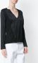 Uma | Raquel Davidowicz mock neck blouse Zwart - Thumbnail 3