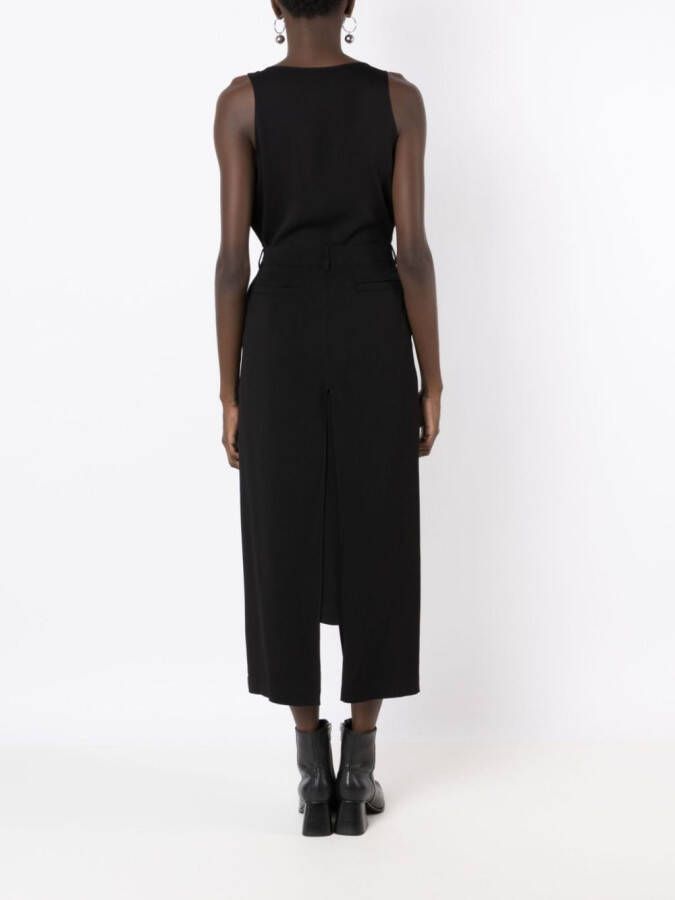 Uma | Raquel Davidowicz Mouwloze jurk Zwart