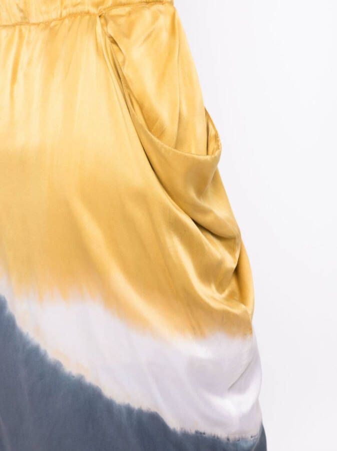 Uma | Raquel Davidowicz Rok met tie-dye print Geel