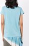 Uma | Raquel Davidowicz T-shirt met stiksel Blauw - Thumbnail 4