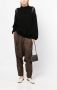 Uma Wang Broek met geborduurde bloemen Bruin - Thumbnail 2