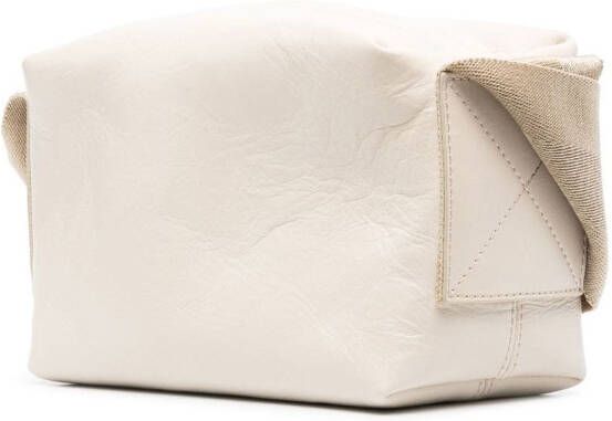 Uma Wang Gestructureerde crossbodytas Beige