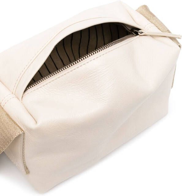 Uma Wang Gestructureerde crossbodytas Beige