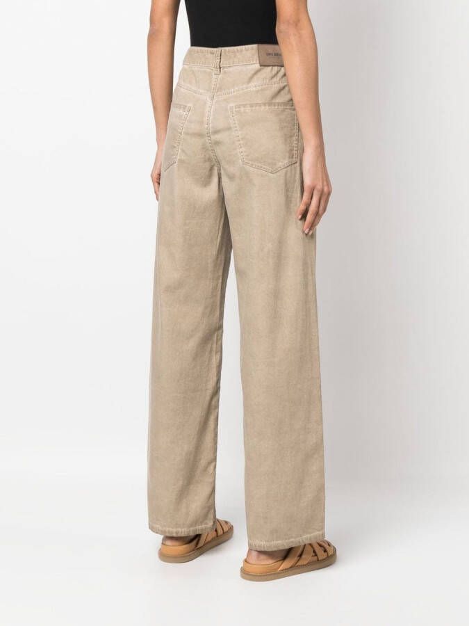 Uma Wang High waist jeans Beige