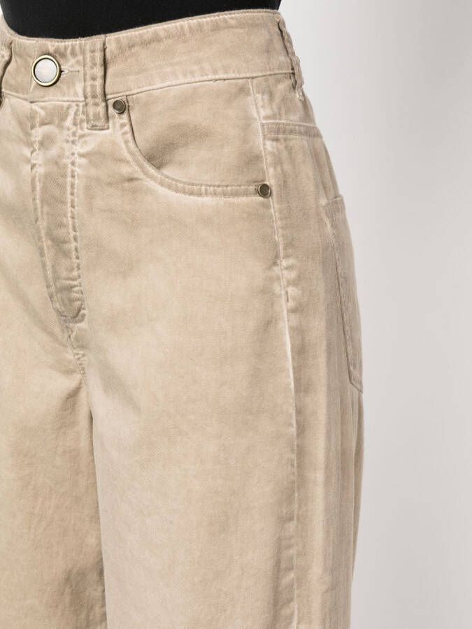 Uma Wang High waist jeans Beige
