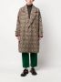 Uma Wang Jas met grafische print Beige - Thumbnail 2