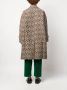 Uma Wang Jas met grafische print Beige - Thumbnail 4