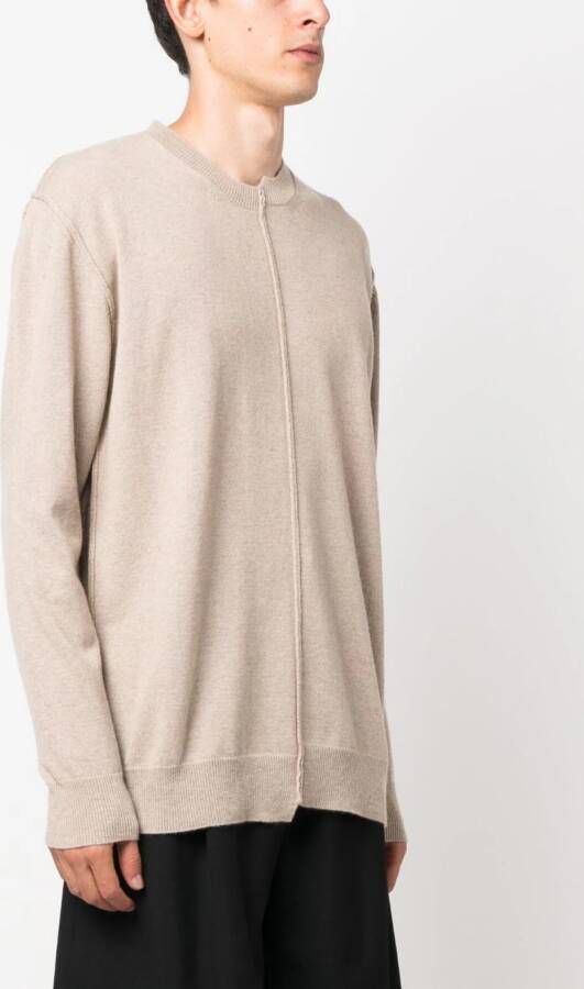 Uma Wang Kasjmier trui Beige
