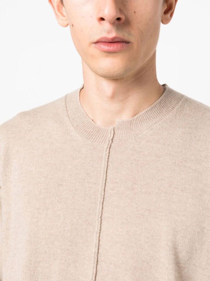 Uma Wang Kasjmier trui Beige