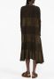 Uma Wang Midi-jurk met vlakken Bruin - Thumbnail 4