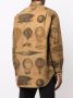 Uma Wang Overhemd met ballonprint Bruin - Thumbnail 4