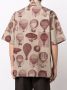 Uma Wang Overhemd met print Grijs - Thumbnail 4
