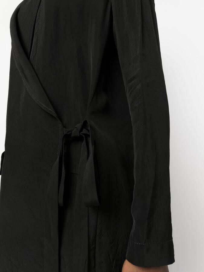 Uma Wang Blazer met puntige revers Zwart