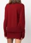 Uma Wang Trui met gerafelde afwerking Rood - Thumbnail 4