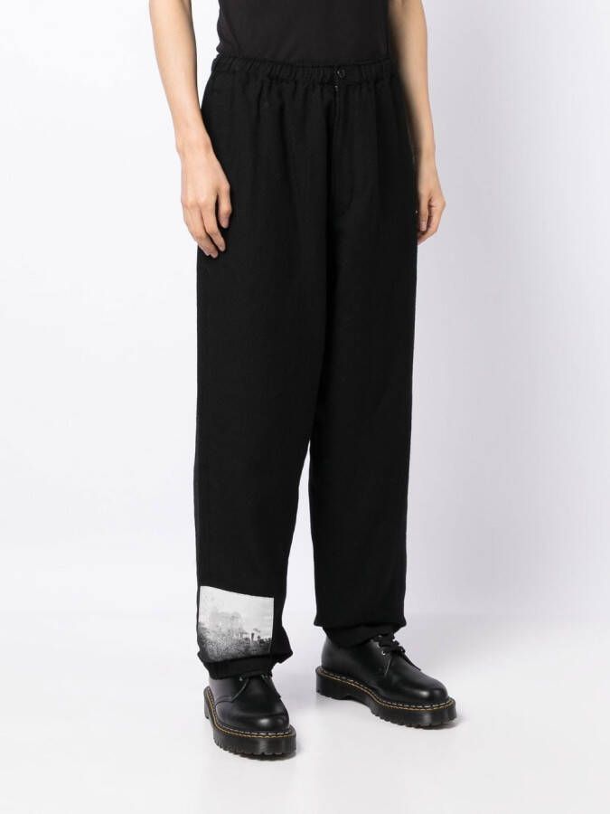 Undercover Broek met patch Zwart