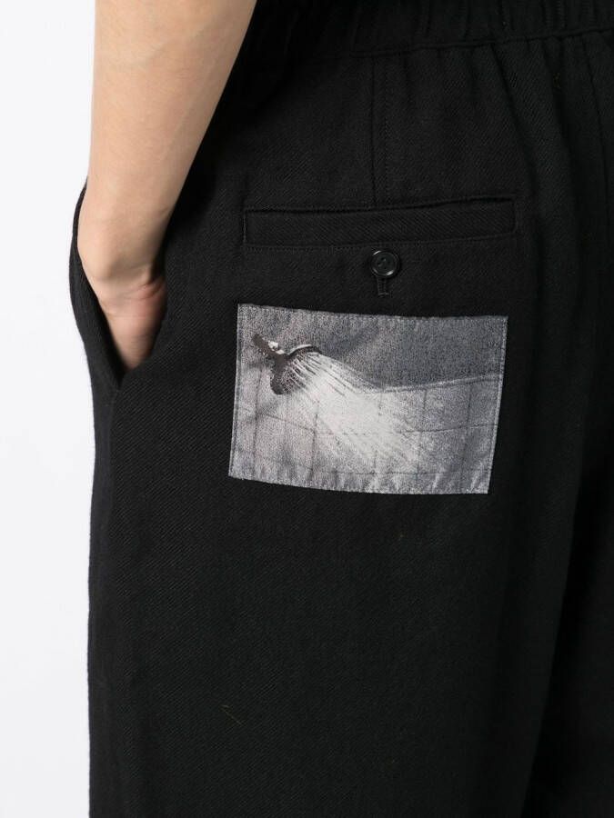 Undercover Broek met patch Zwart