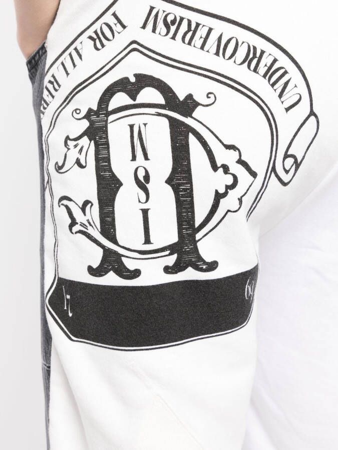 Undercover Broek met vlakken Zwart