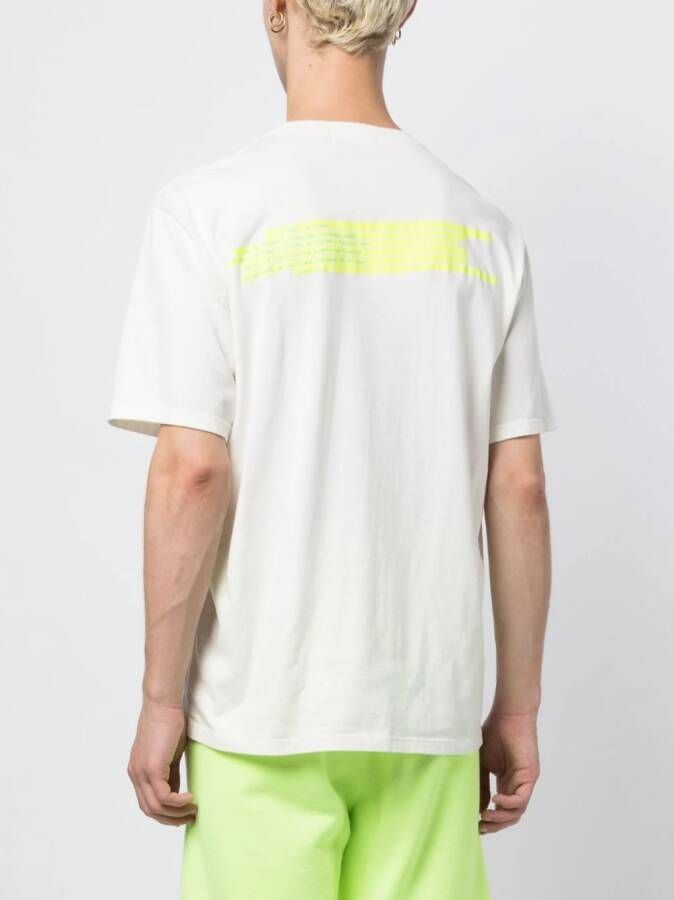 Undercover T-shirt met geometrische print Wit