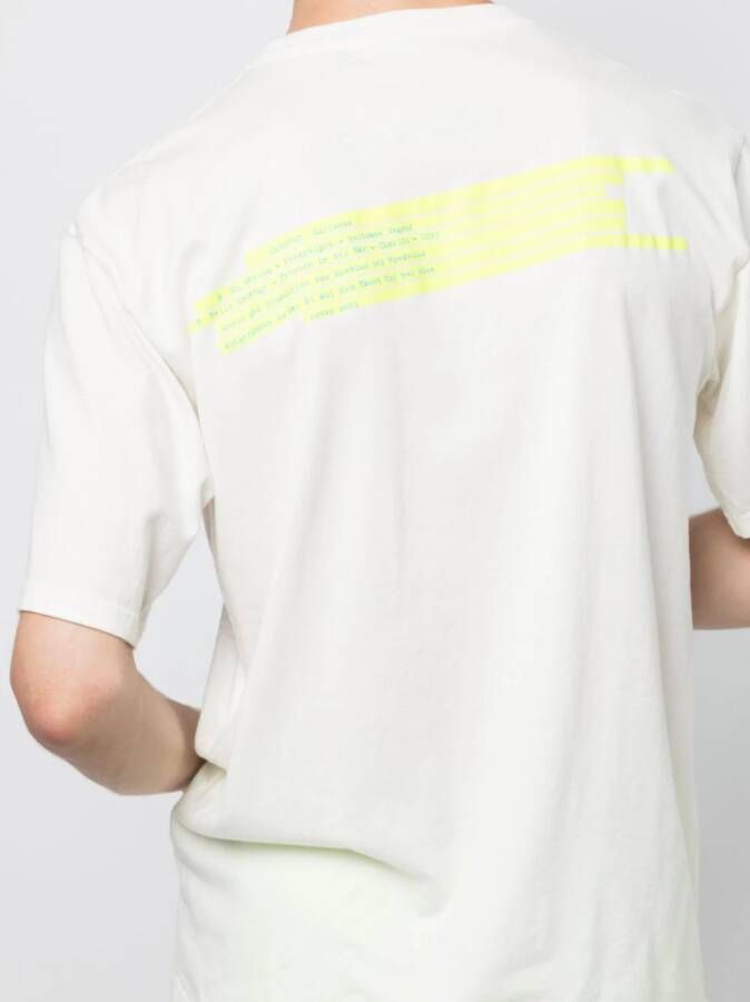 Undercover T-shirt met geometrische print Wit