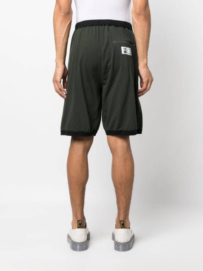 Undercover Trainingsshorts met elastische taille Groen