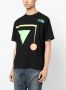 Undercover T-shirt met geometrische print Zwart - Thumbnail 3