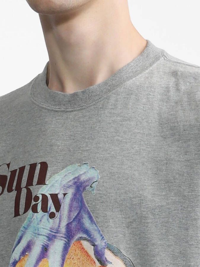 Undercover T-shirt met print Grijs