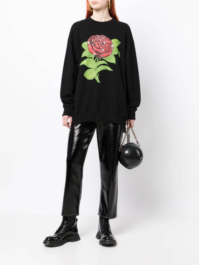 Undercover Sweater met print Zwart