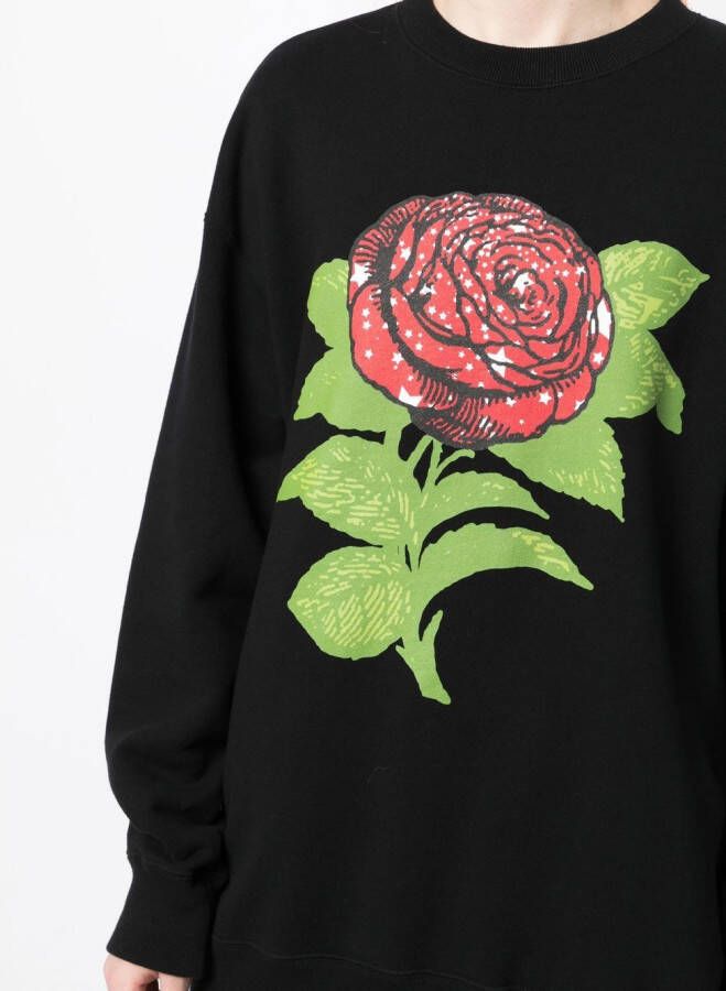Undercover Sweater met print Zwart