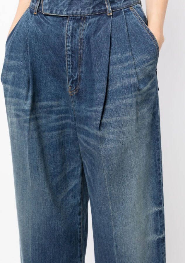 Undercover High waist jeans Blauw