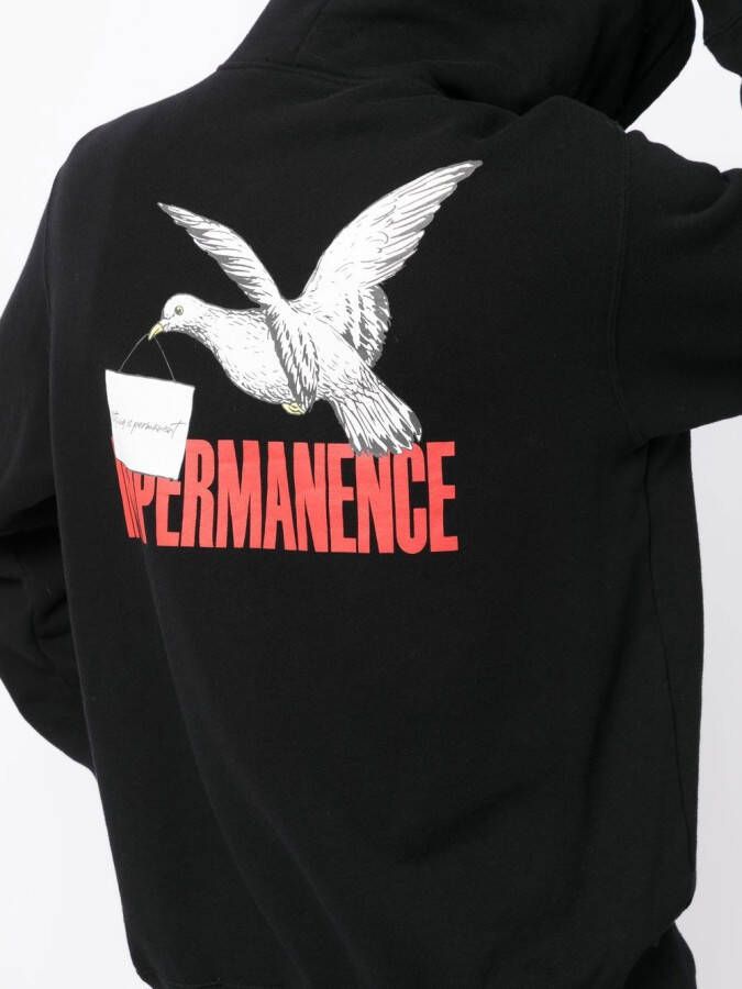 Undercover Hoodie met borduurwerk Zwart